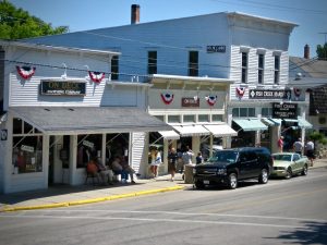 Downtown Fish Creek in Door County, Wisconsin