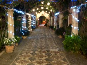 Night fall on the Hacienda las Trancas