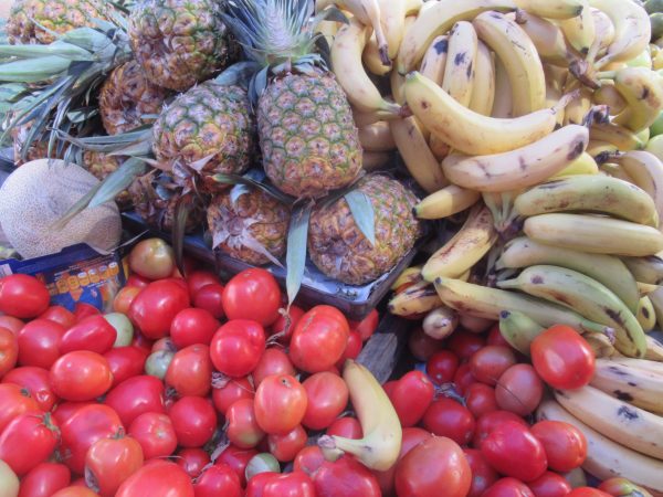 Produce stand at the Tuesday Market in San Miguel de Allende